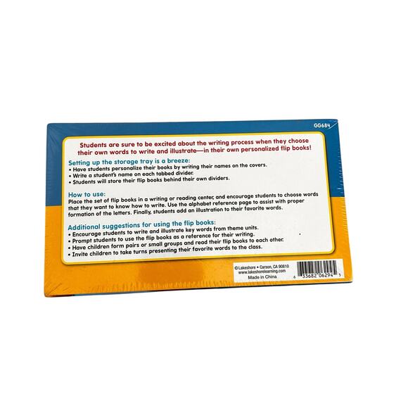 Lakeshore Words I Know 10 Make Your Own Flip Books NIB - Picture 3 of 4
